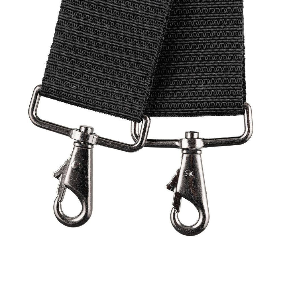 DEAD ON TOOLS Leather Hybrid Weather-Resistant Tool Belt w/ Suspenders in Black