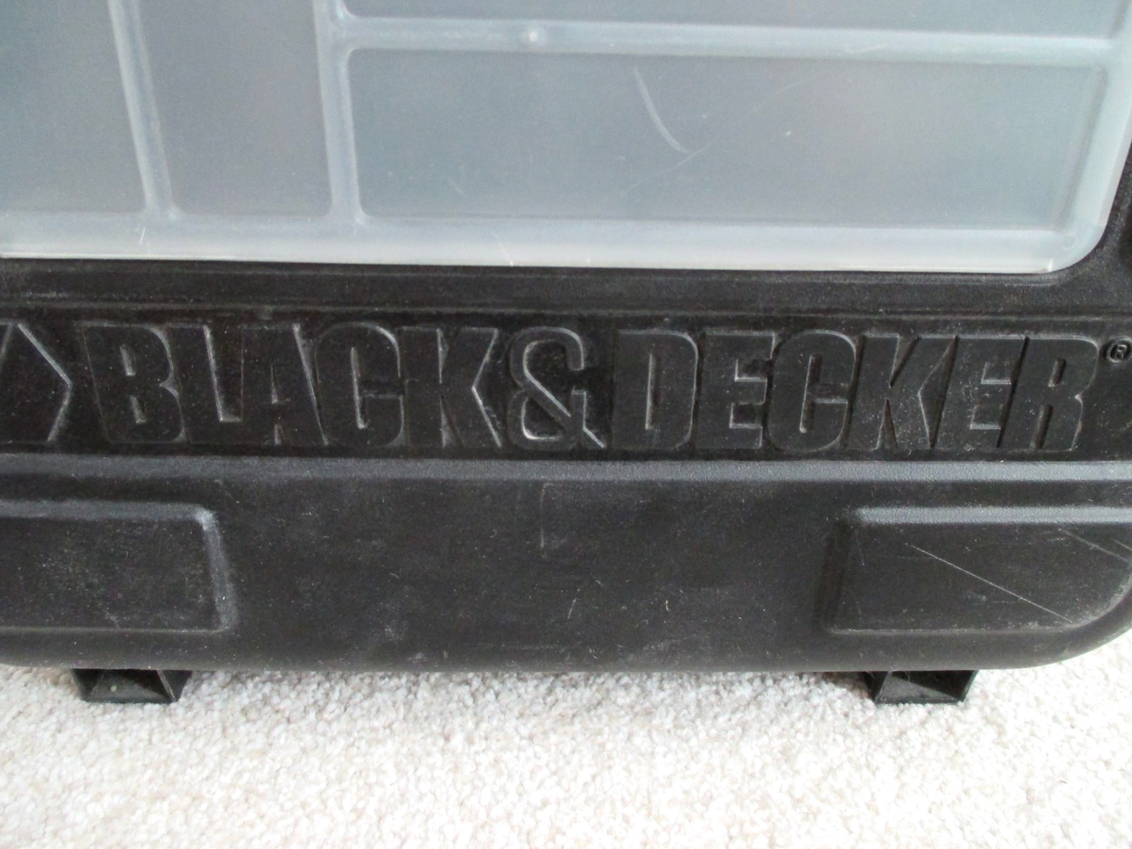 BLACK DECKER FireStorm Contractor Tool Case fits Cordless Drill kits l4″x13″x5″