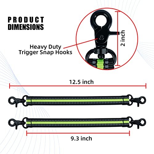 Thong Electrical Tape Holder for Tool Belt – 1 Pack – Reflective Green – 1pcs