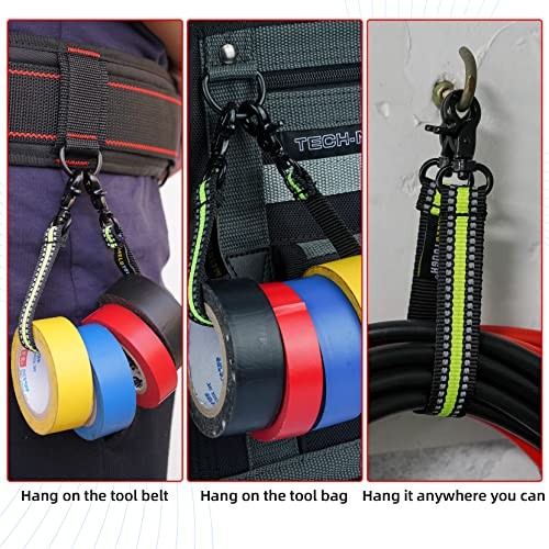 Thong Electrical Tape Holder for Tool Belt – 1 Pack – Reflective Green – 1pcs