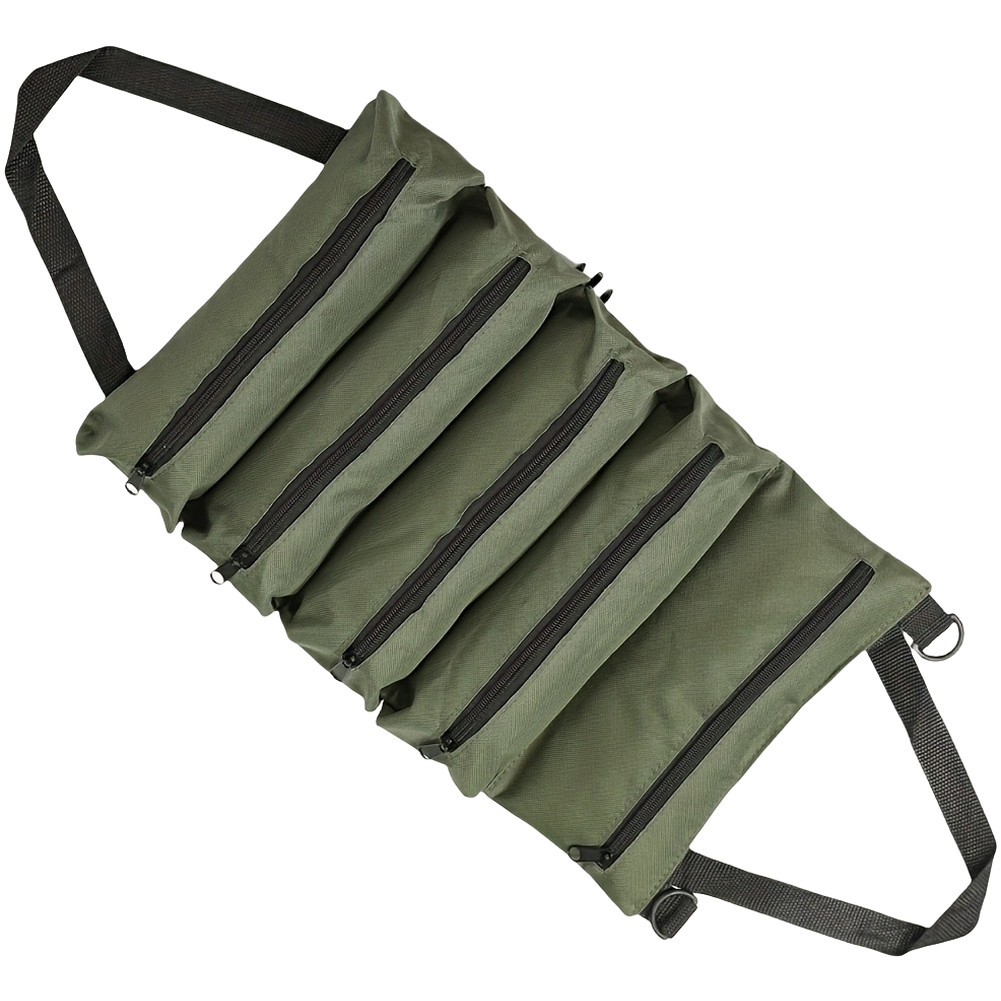 Roll Up Tool Bag 600D Oxford PVC Coated Waterproof for Electricians Mechanics