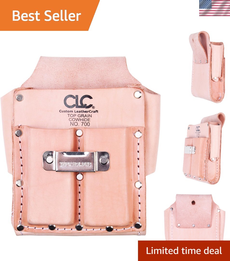 All-Purpose CLC 700 Tool Pouch, 5-Compartment Design for Tool Organization