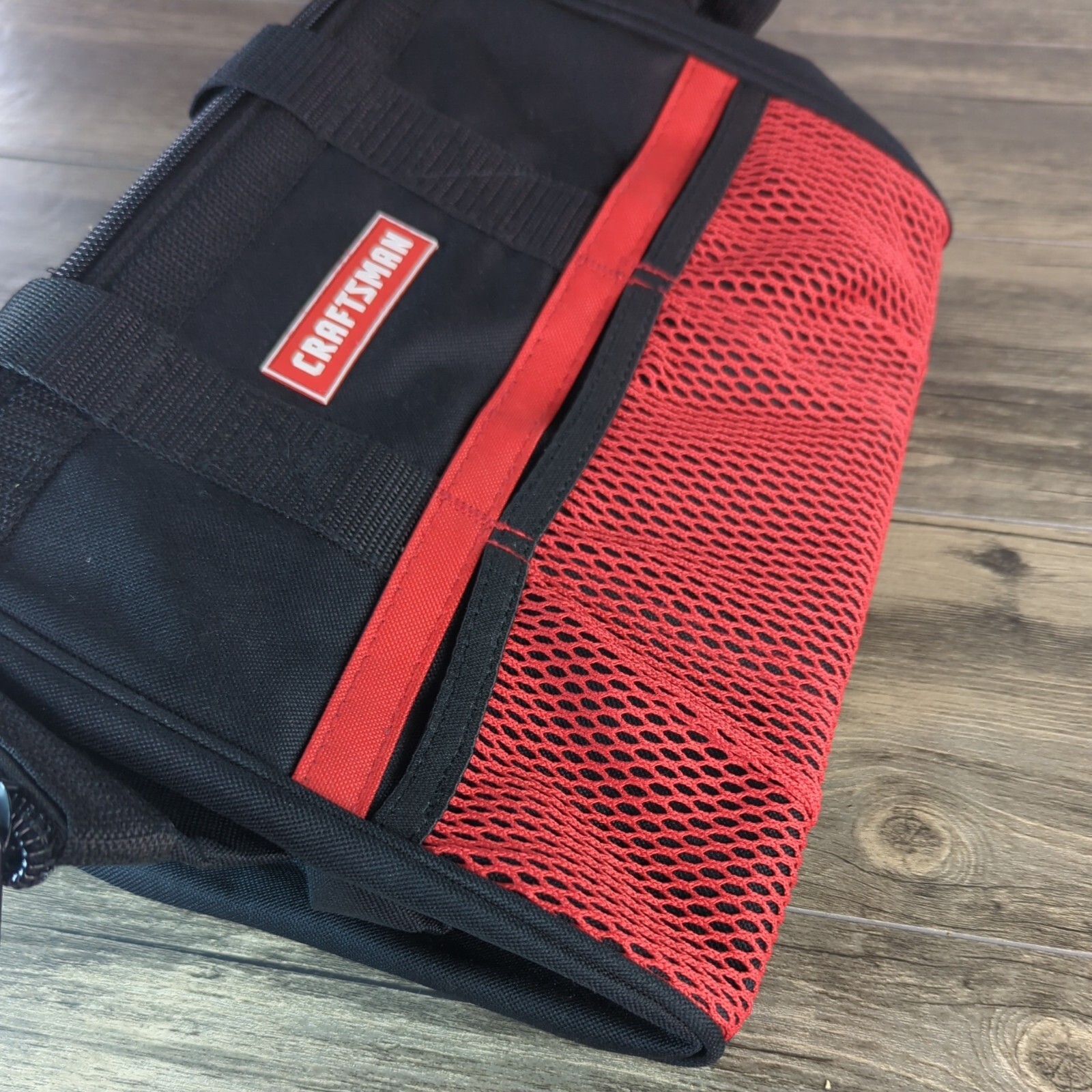 Craftsman Tool Bag CMST513100 13 in Wide Opening 6 pocket Black & Red Multi Use