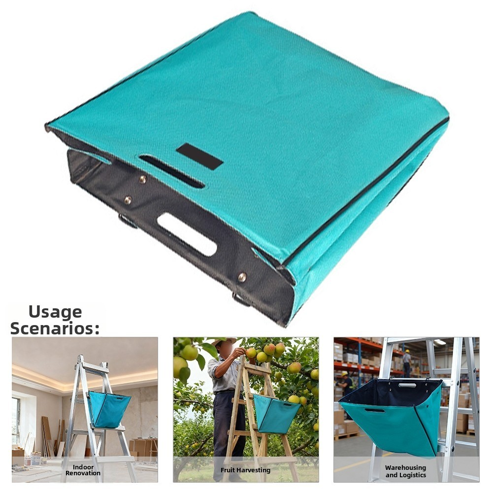 600D Oxford Fabric Ladder Toolkit for Job Site Tool Organization and Carry
