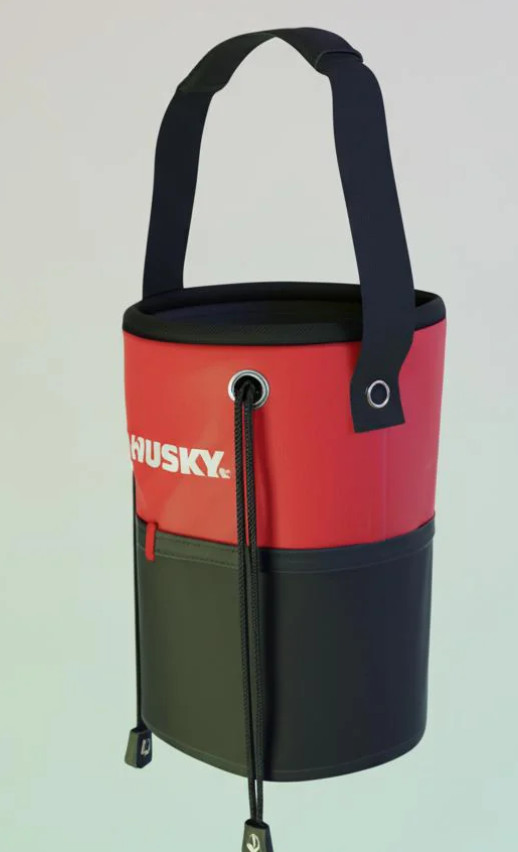 Husky Utility Sack Tool Bag 5 in. 10 Pocket