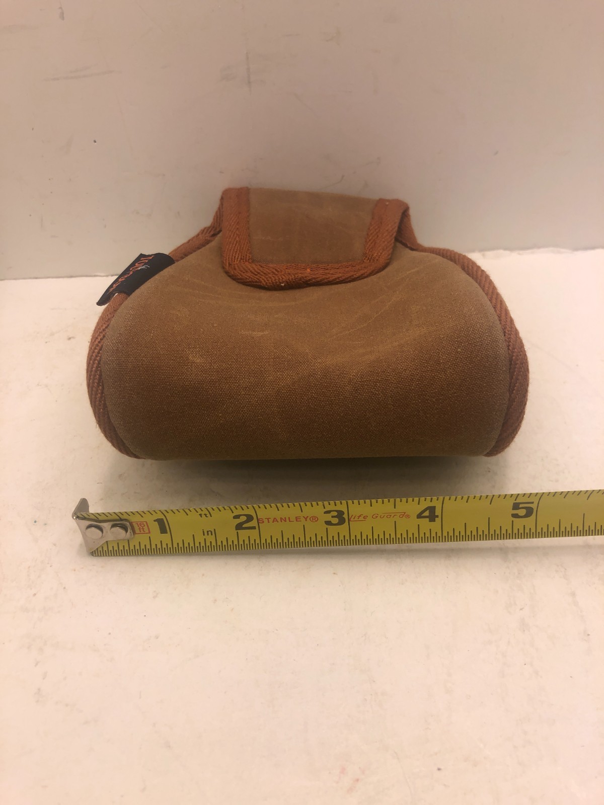 TOURBON CANVAS TOOL CASE FOR MEASURING TAPE, SCREWS, NAILS, ECT. WITH BELT LOOP
