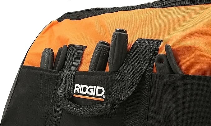 Brand New Ridgid 22″ X 10 » X 13 Large Heavy Duty 6 Pocket Tool Bag