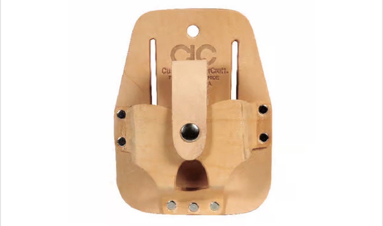CLC Leather Tape Rule Holder 3.5×4.5in Tan