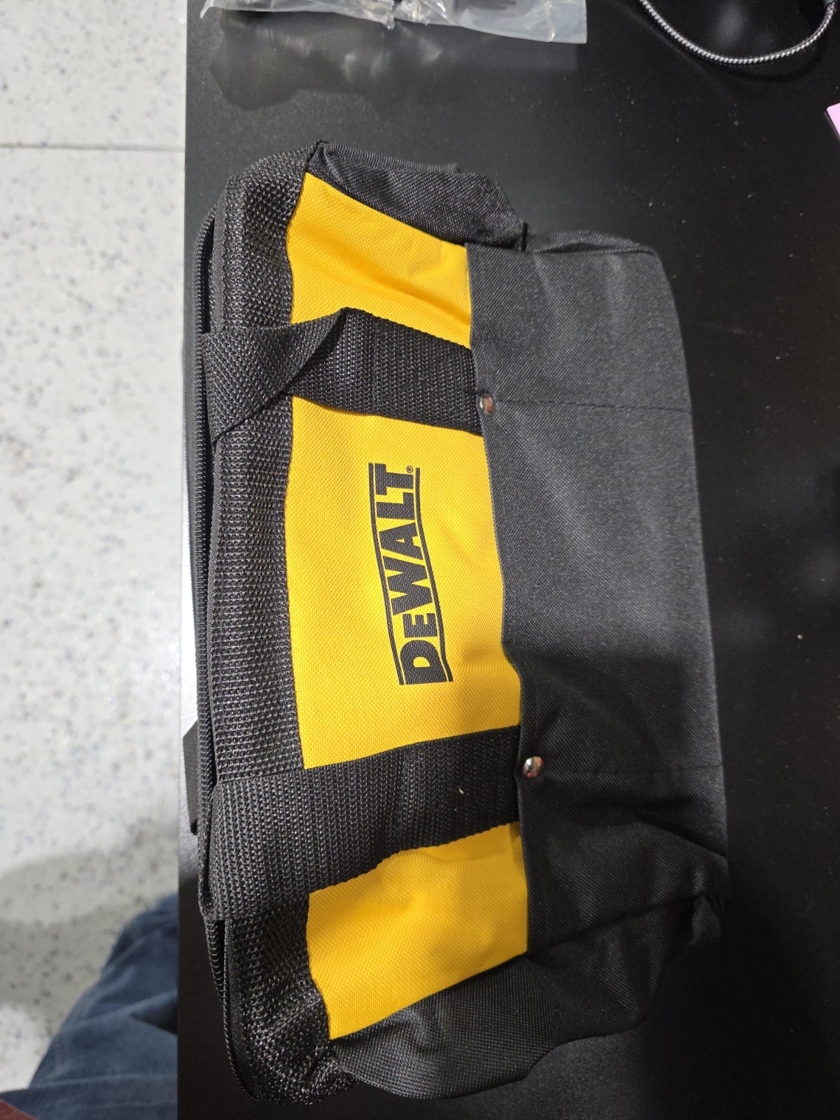 DEWALT Tool Bag Fabric Yellow Black Single Item Durable Storage Organizer