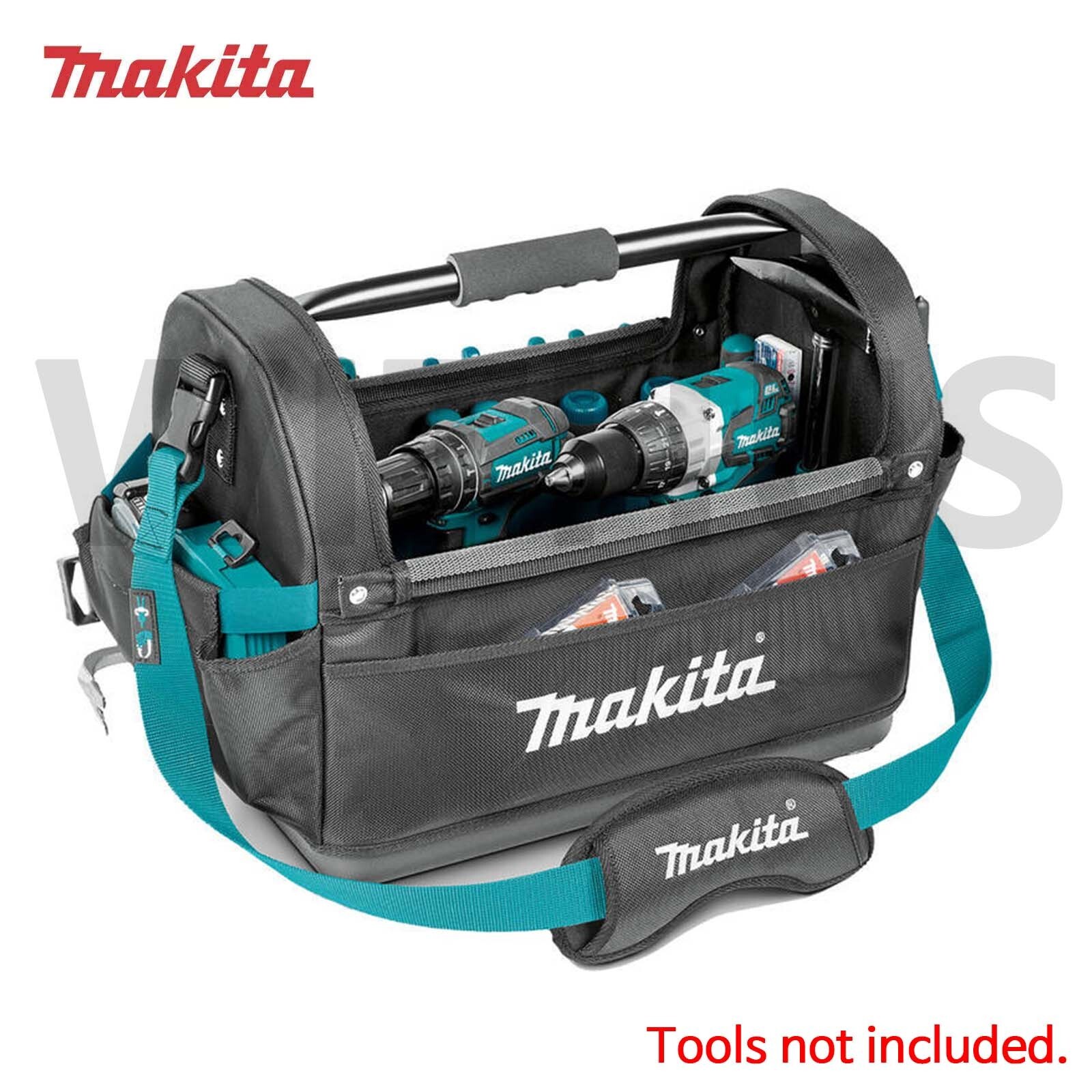 Makita E-05430 Ultimate Open Tool Tote 29.7L Power Tool Bag Toolbag with Strap
