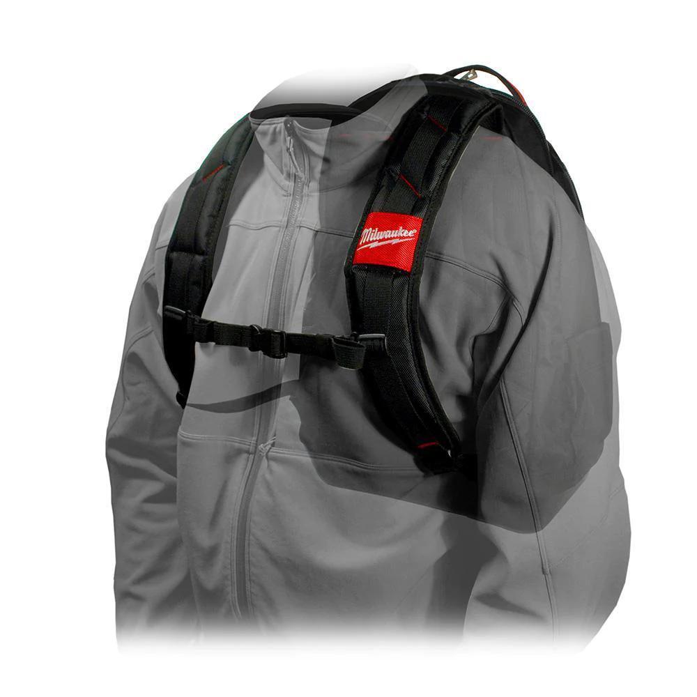 milwaukee jobsite backpack tool storage bag heavy duty construction book bag