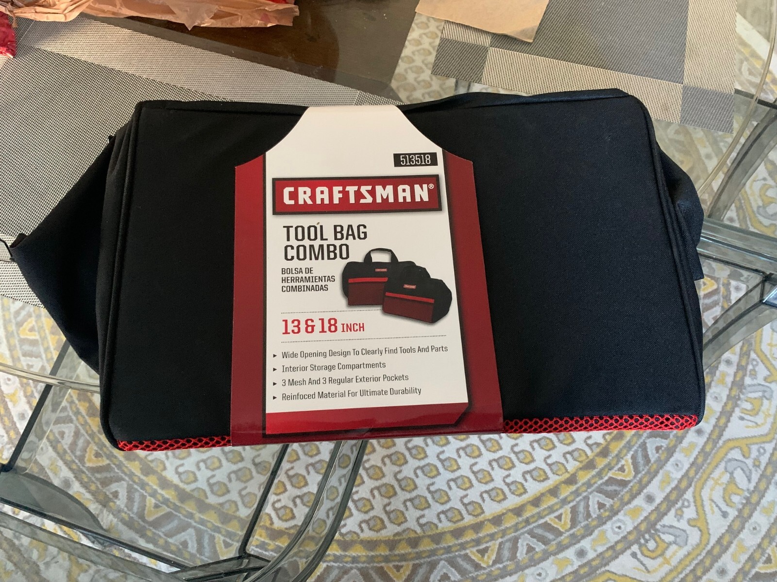 Craftsman Tool Bag Combo 2 Bags 13 & 18 Inches New 513518