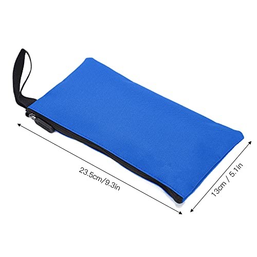 Tool Pouches with Zipper—Canvas Waterproof—Blue—Waterproof Hardware