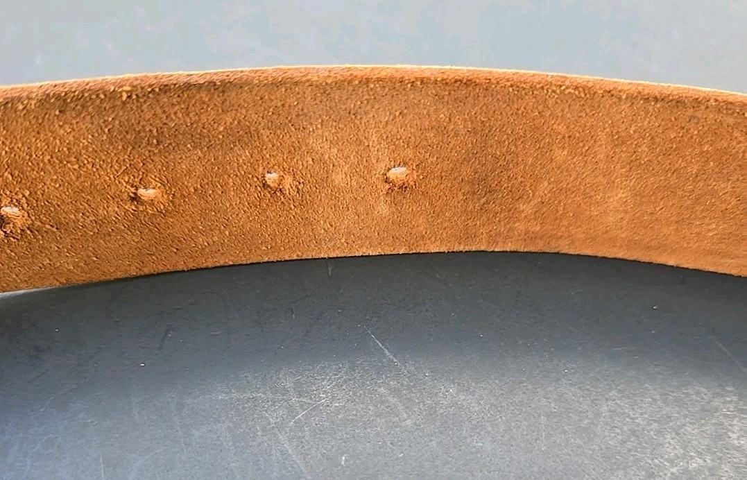 Vintage W. M. Bashlin Co. Linesman Tool Belt, #628-46 100% Distressed Leather