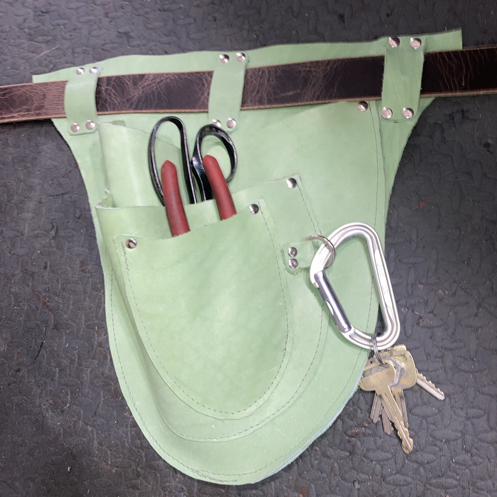 Leather Garden Tool Belt for Men Women | Gardening Tool Pouch | Gardener Apro…
