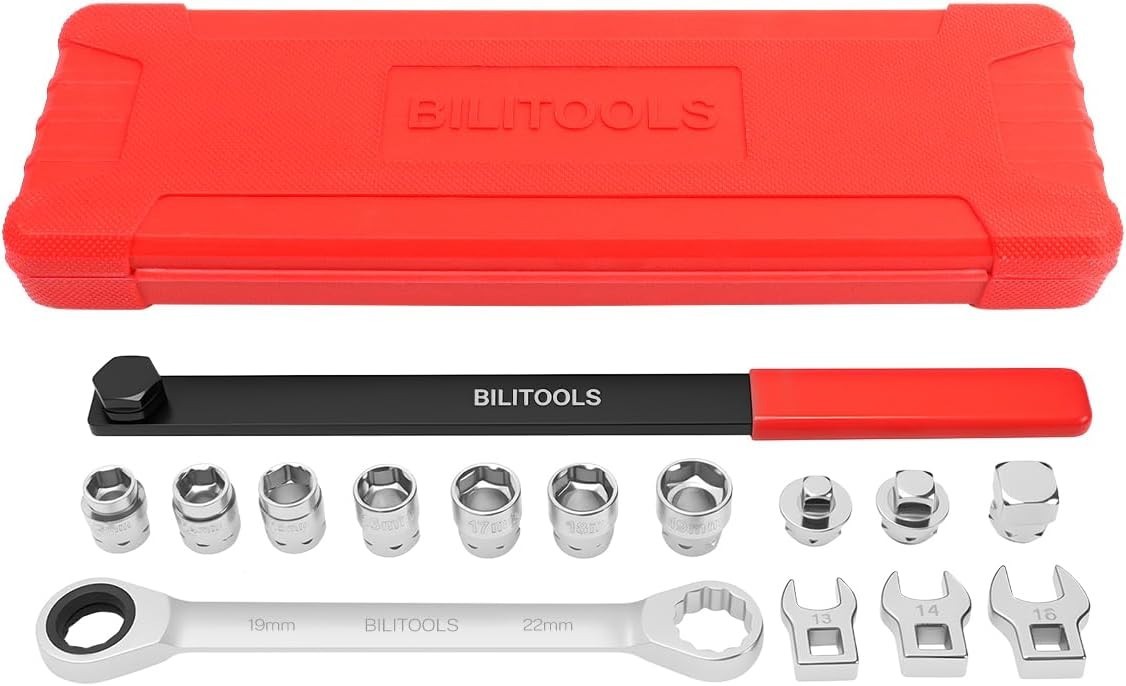 Pro-Grade Serpentine Belt Tensioner Tool Set – 15 Tools