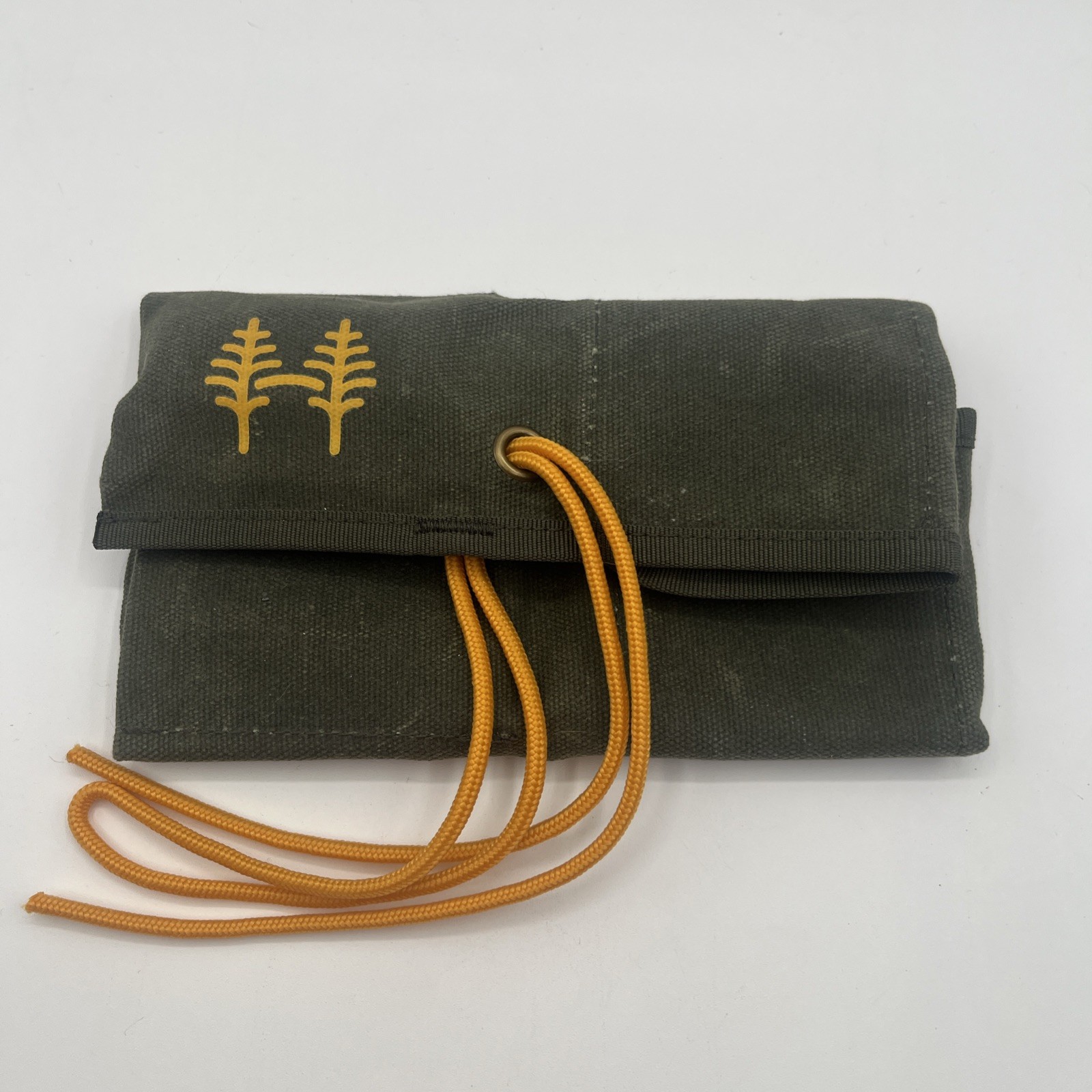 Homecamp Utility Tool Roll — Heavy-Duty Canvas Gear Organizer — Green