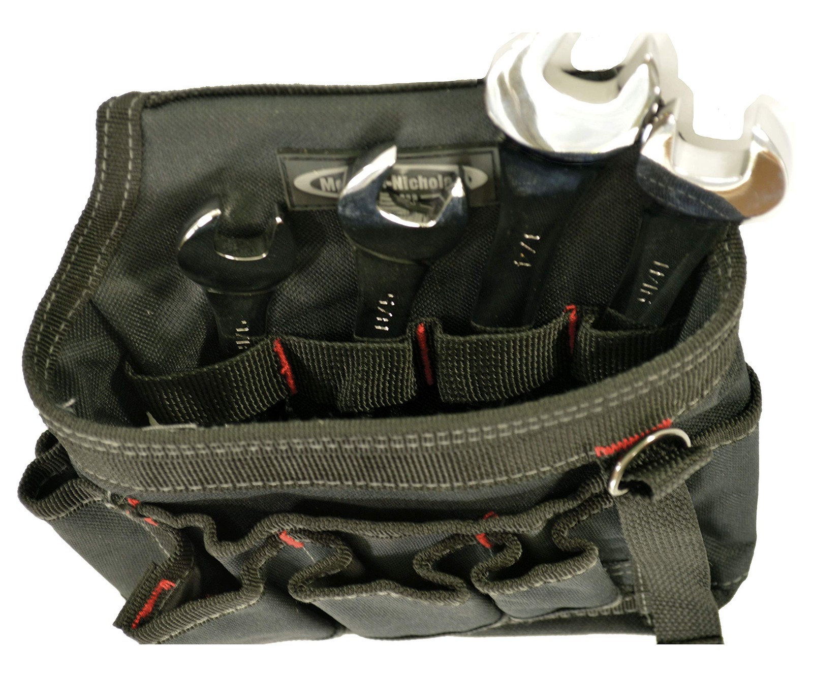 McGuire-Nicholas 8 in. W x 8 H Polyester Tool Pouch 7 One Size, Black