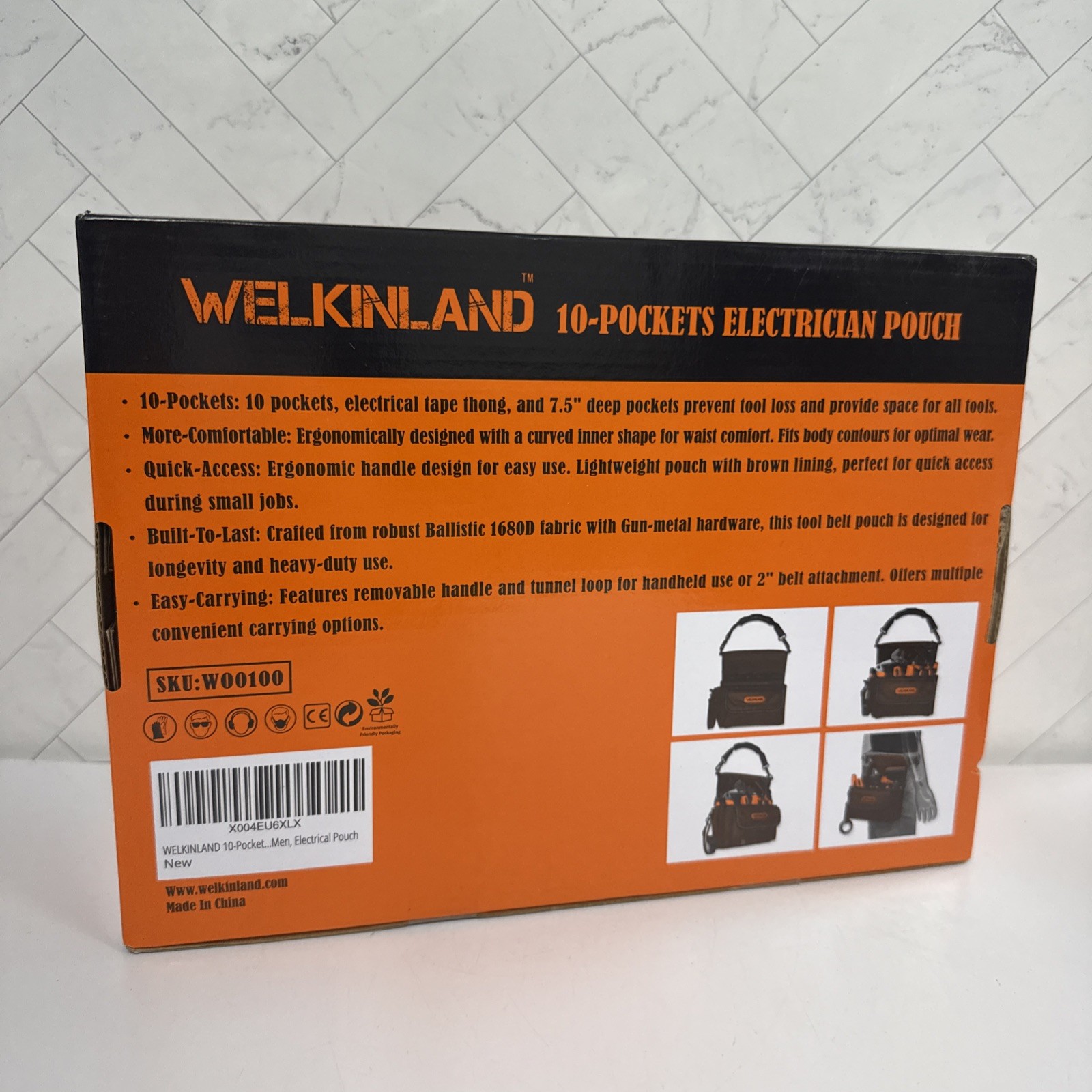 Welkinland 10 Pocket Electricians Tool Pouch Electrician Tool Pouch