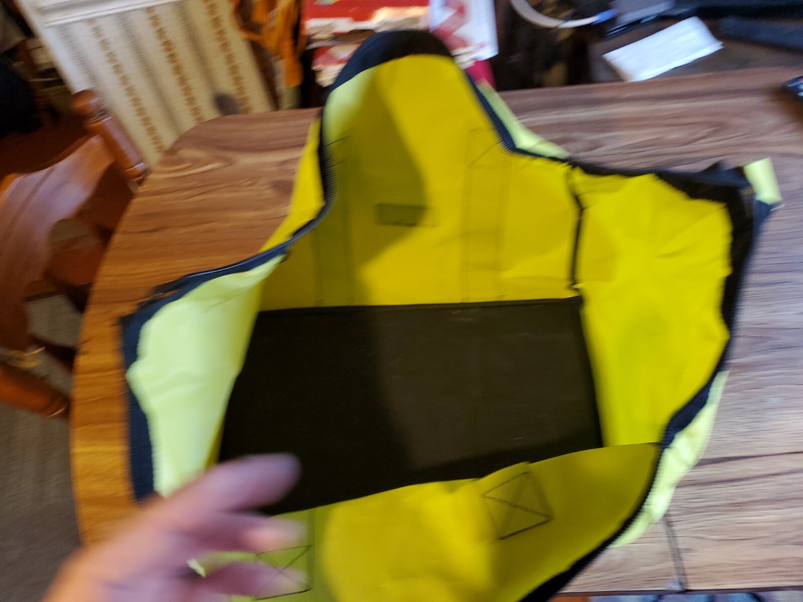 Ryobi 18x12x14 Contractors Collapsible Heavy Duty Green Tool Bag Wide Mouth NEW