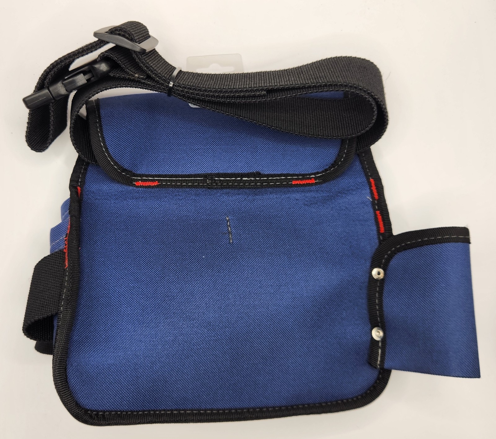 Westward 5MZL0 Electricians Tool Pouch w/Belt~600D Polyester~4 Pockets