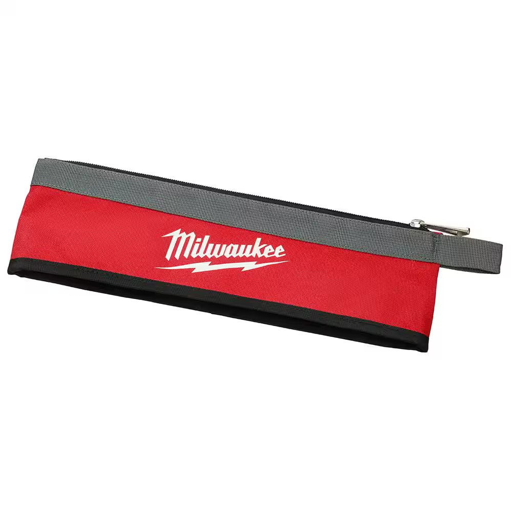 14 In., 8 In. and 6 In. Multi-Size Zipper Tool Bags in Red (3-Pack)