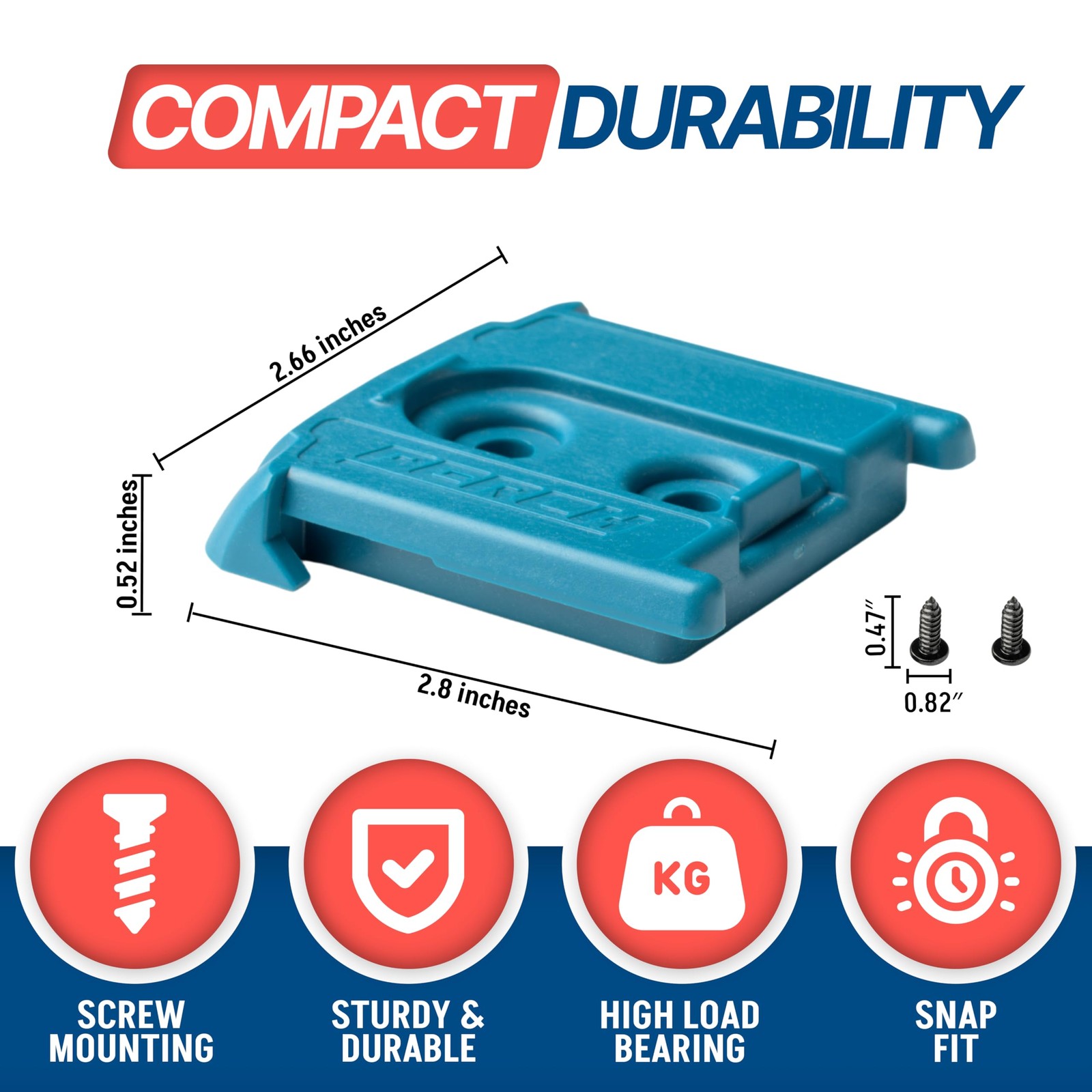 Tool Organization for BOSCH/FEIN18v Tools (3 Holders) | Made in USA | Patente…