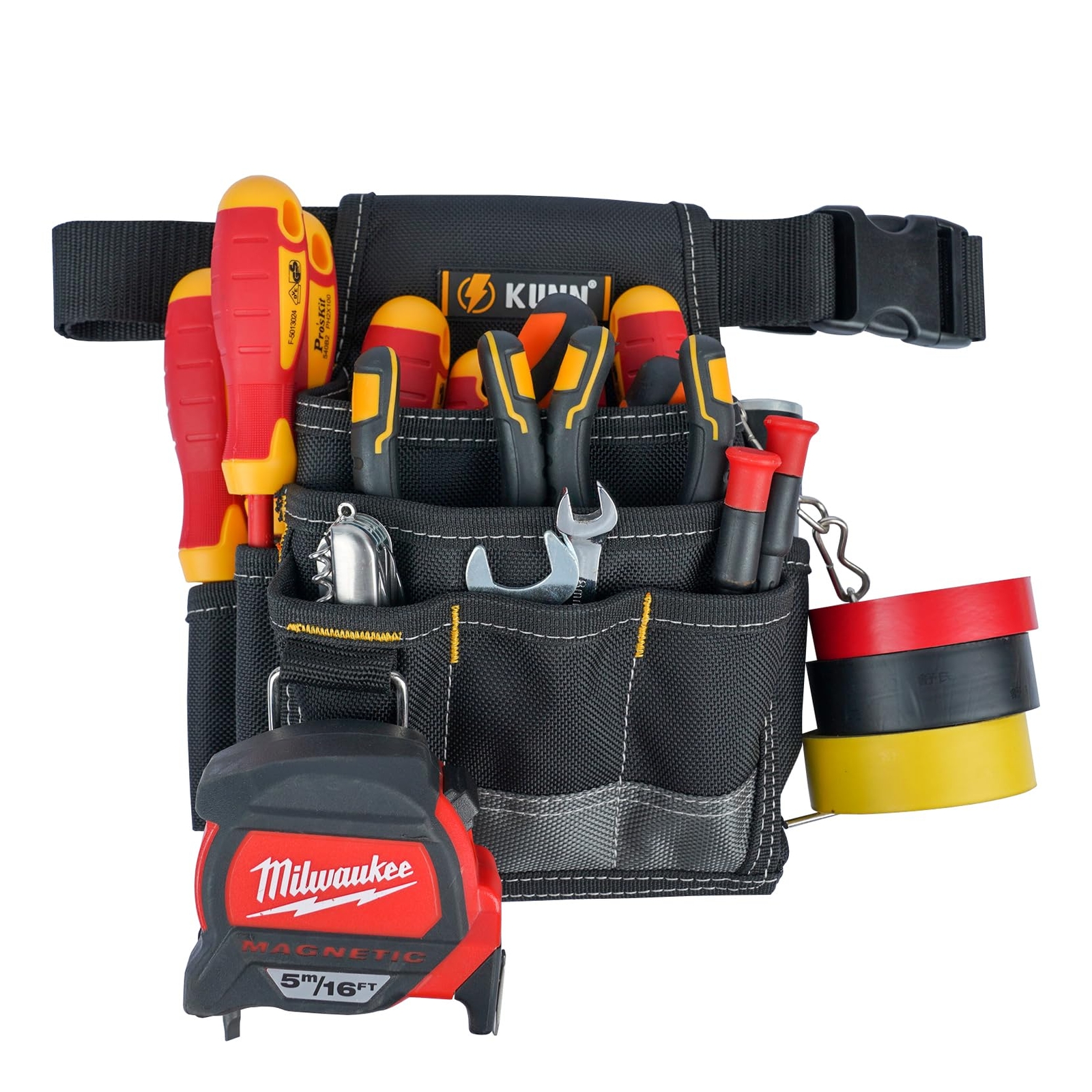 Electrician Tool Pouch Durable Small Basic Maintenance Tool Pouch Belt With Belt