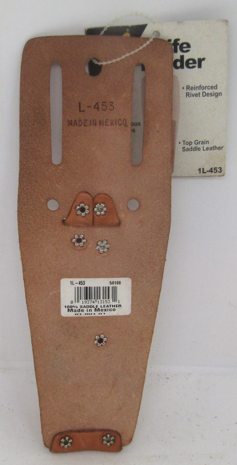 AWP Leather Open-ended Holder Utility Knives Pliers Belt Loop Leather