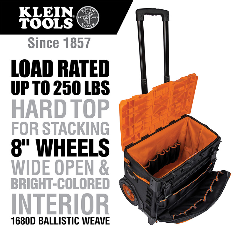 Klein Tools 55473RTB Tradesman Pro™ Tool Master Rolling Tool Bag