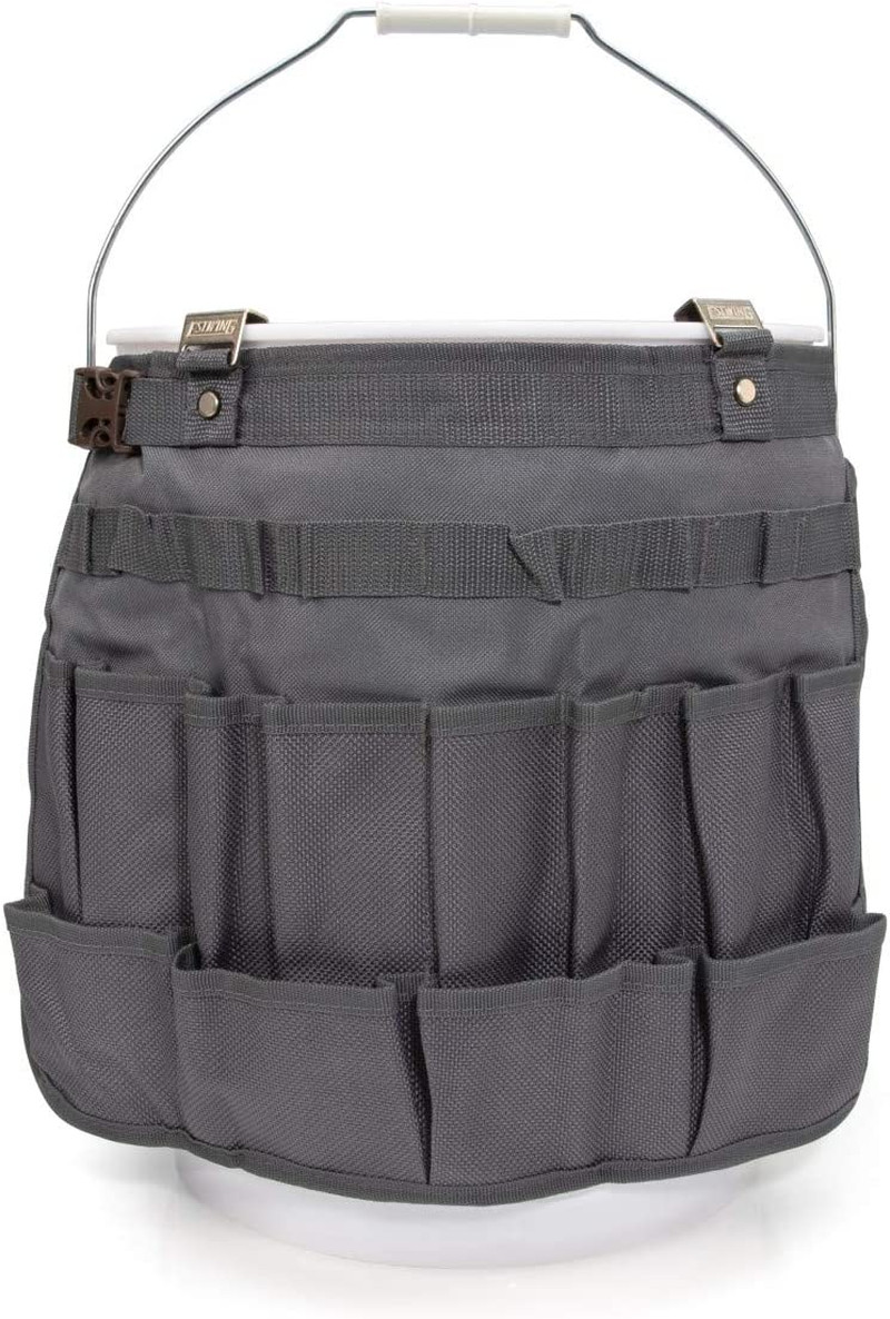 28-Compartment 5-Gallon Bucket Tool Organizer/Tool Bag, Durable Polyester, Heavy