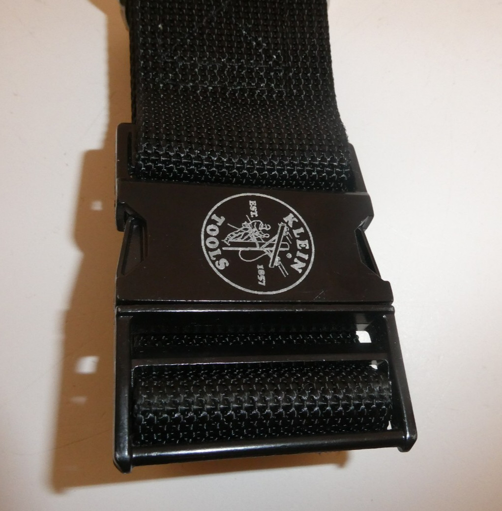 Klein Tools Adjustable Tool Belt 52″ 5705 Heavy Duty Nylon Webbing Metal Buckle