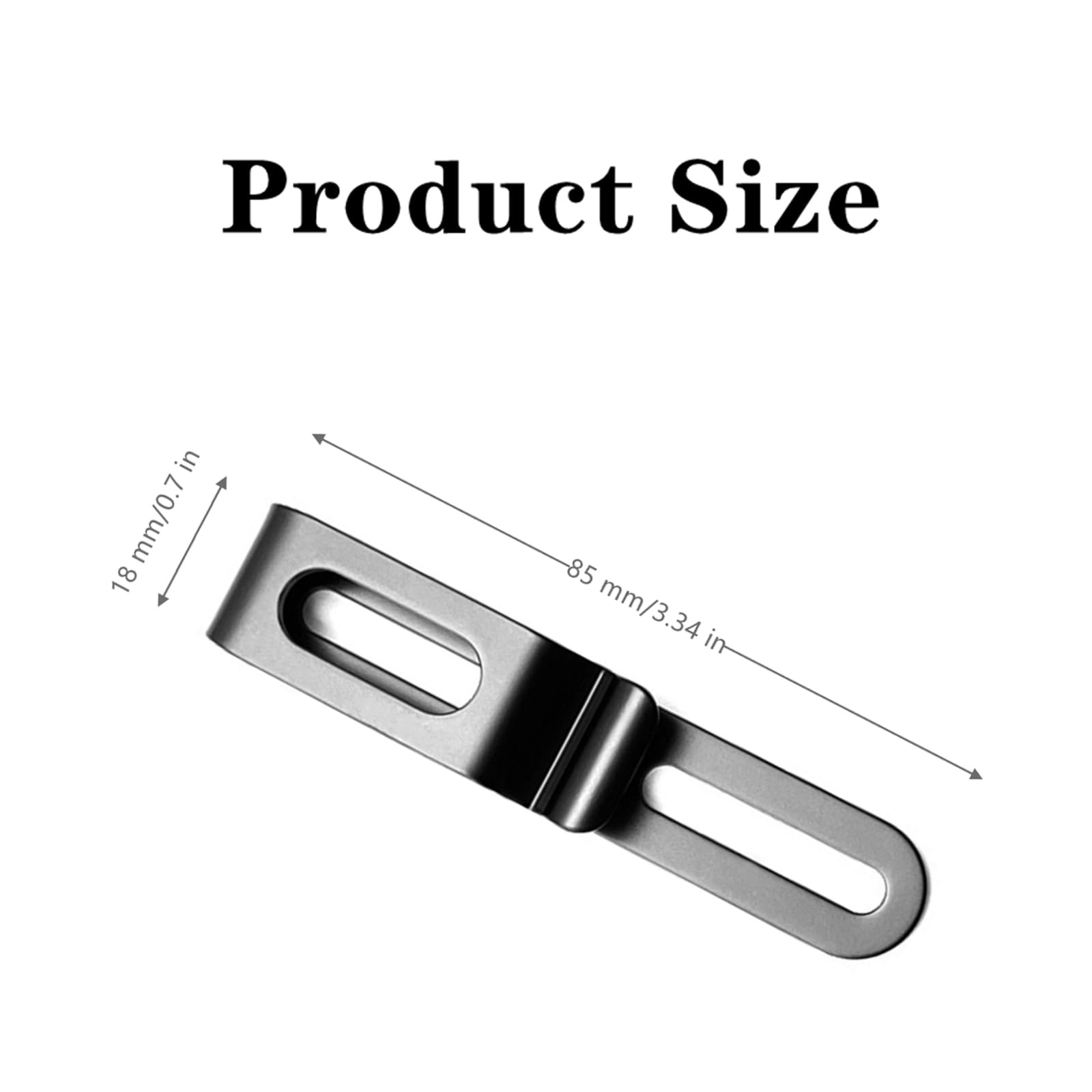 1 PCS Pro 420 Stainless Steel Kydex Sheath Belt Clip Screws IWB Holster Tool