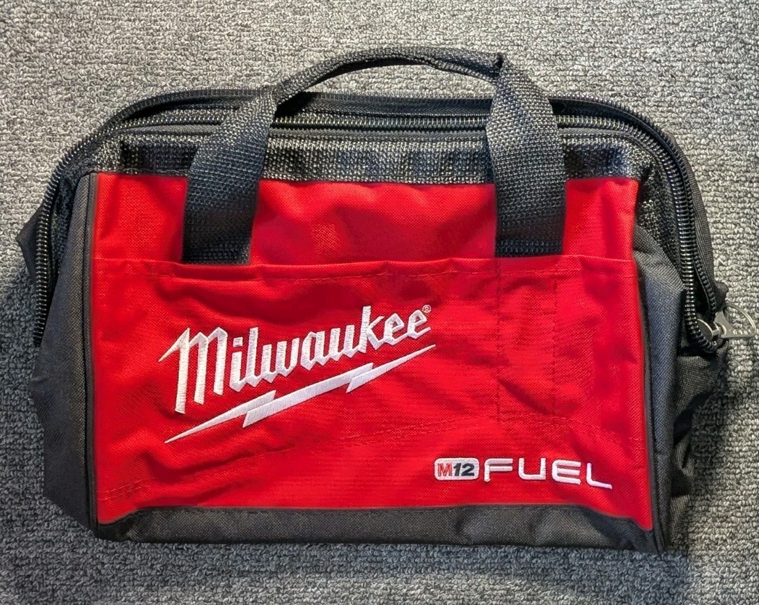 New Milwaukee FUEL M12 13″ Heavy Duty Contractors Tool Bag M18 13″ x 9″ x 10″
