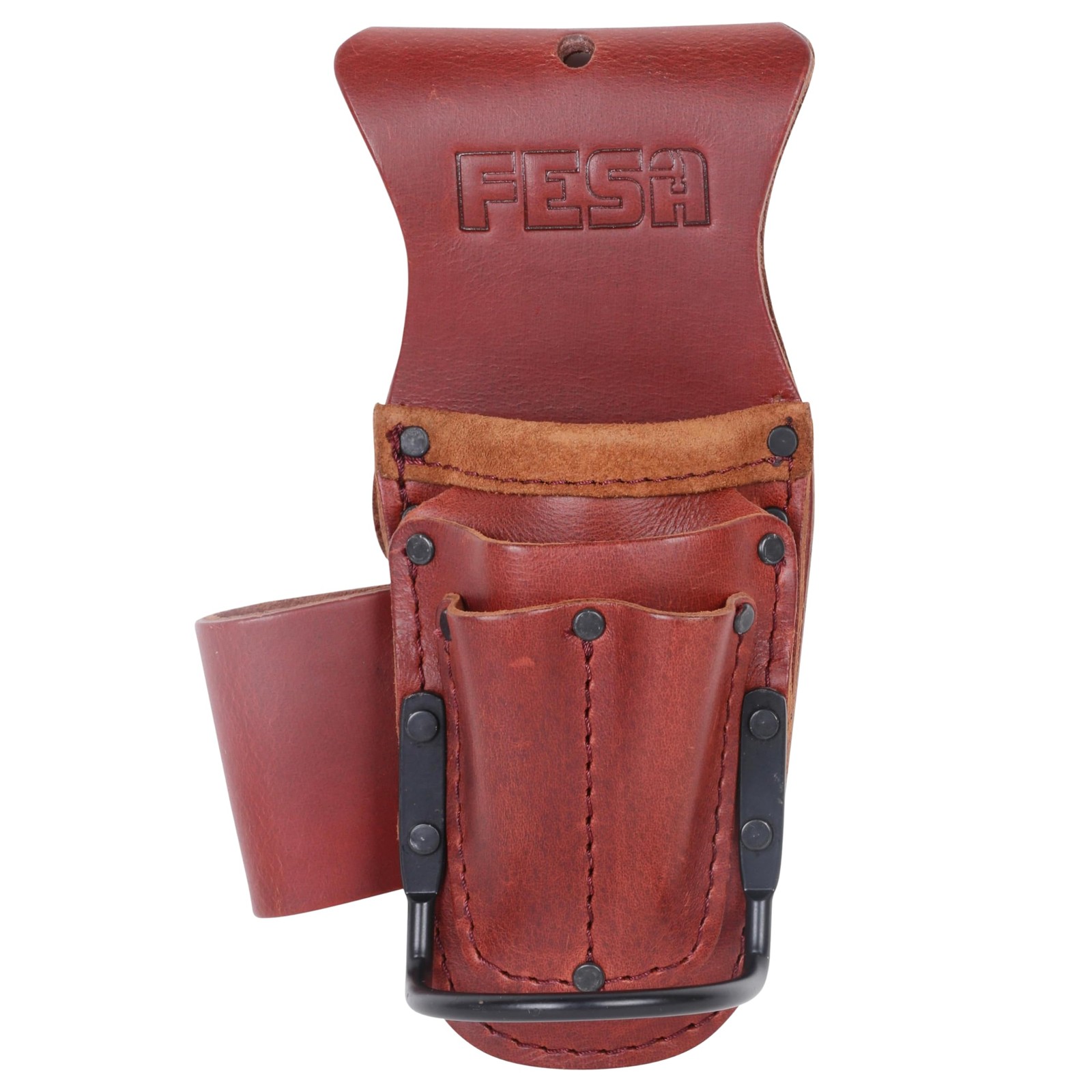 Tool Belt Hammer Holder – Leather Multitool, Pliers & Hammer Holster with Poc…