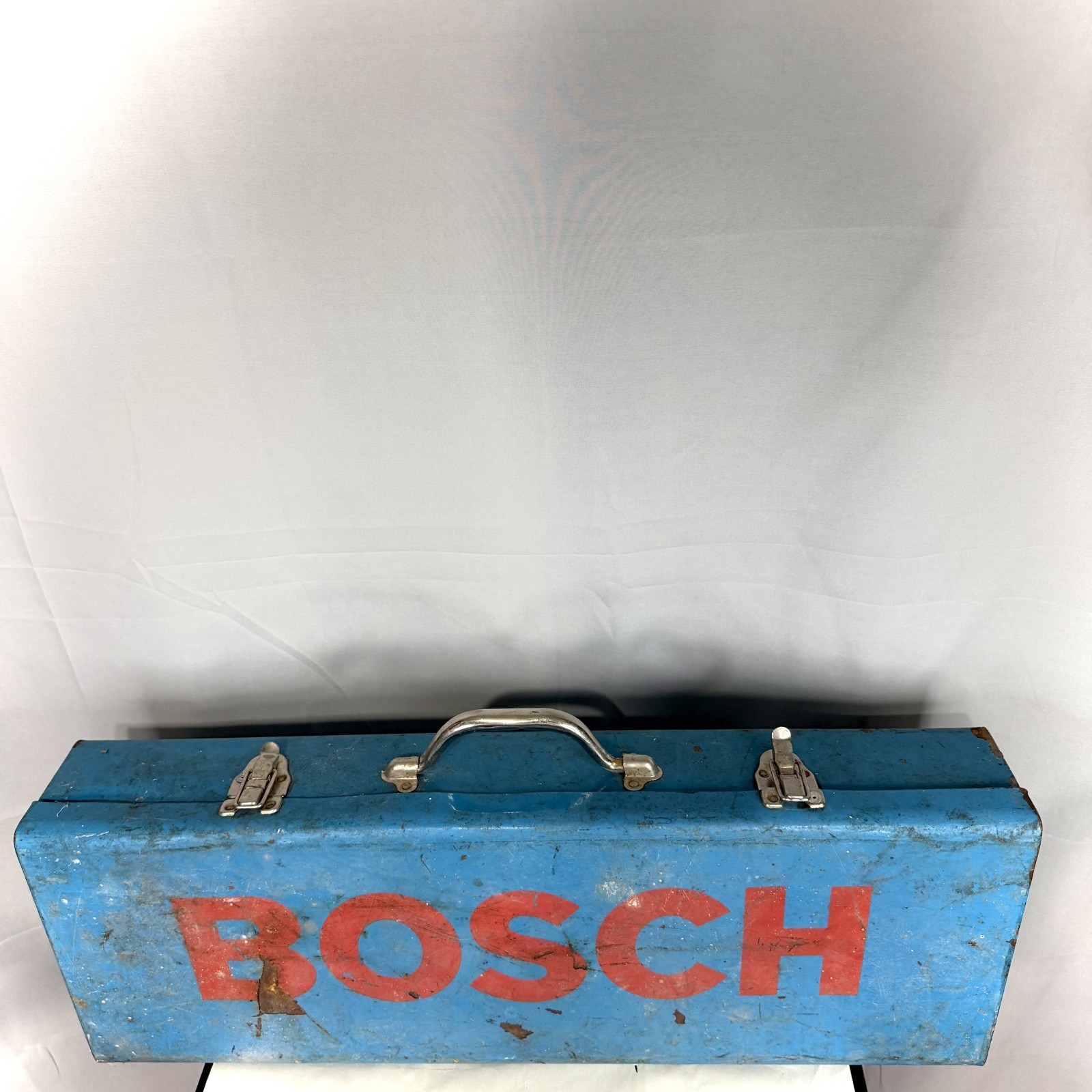 Vintage BOSCH Reciprocating Saw Metal Box with Handle & Clasps / CASE ONLY