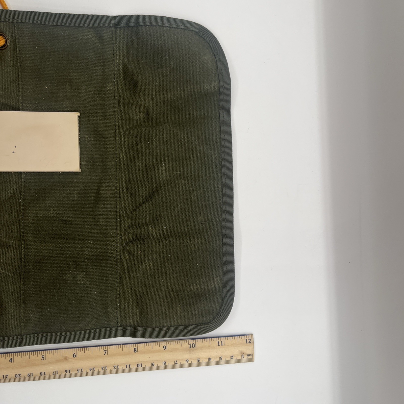 Homecamp Utility Tool Roll — Heavy-Duty Canvas Gear Organizer — Green
