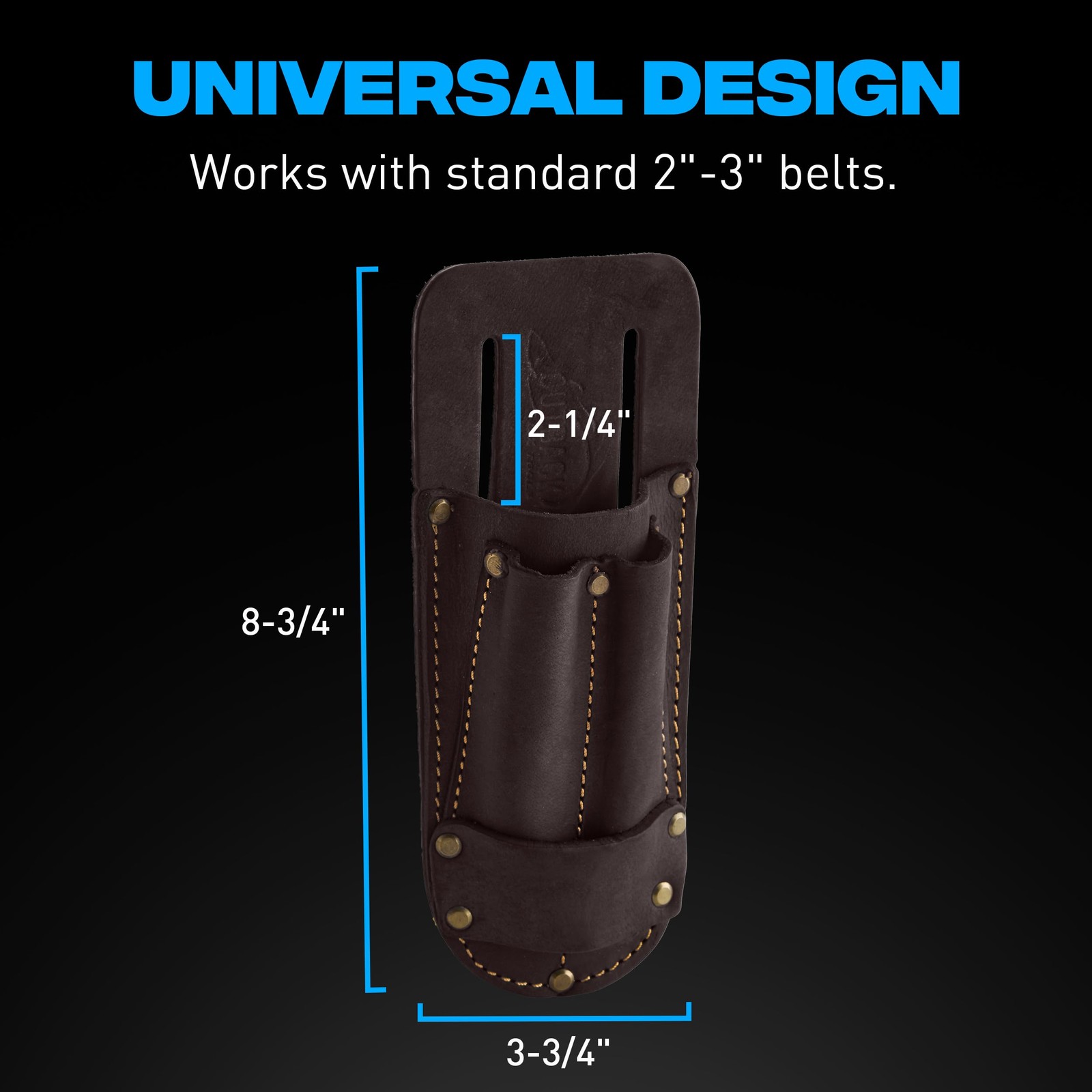 Pro Leather Utility Knife Pouch Heavy Duty Tool Belt Holder for Box Cutter H…