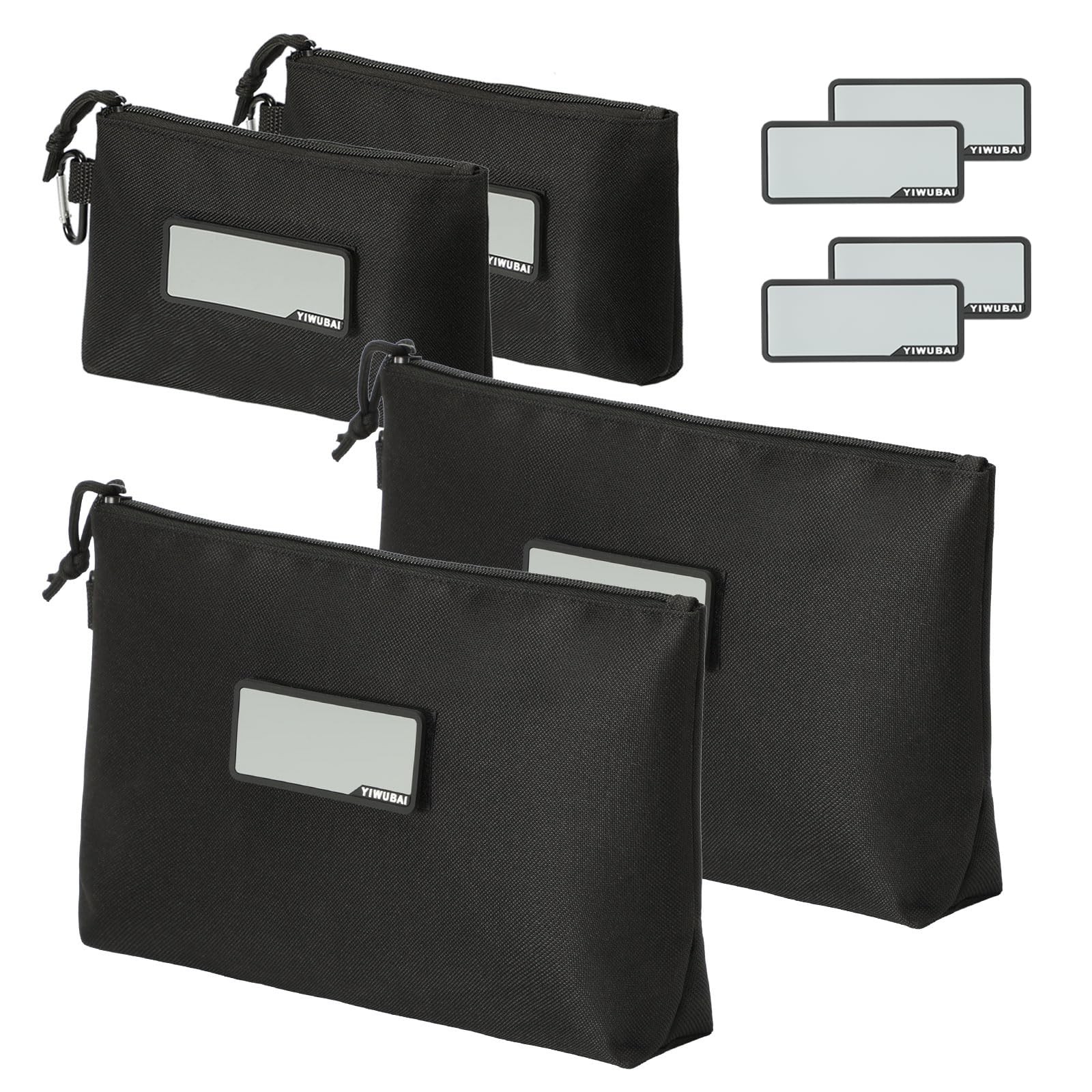 YIWUBAI 4-Pack Tool Pouch Zipper Bag,Multipurpose Storage pouch,Small Tool Ba…