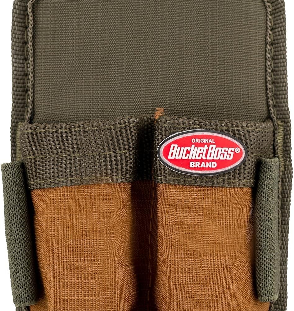 Double-Barrel Tool Pouch in Green – Durable Ripstop Fabric Storage Solution