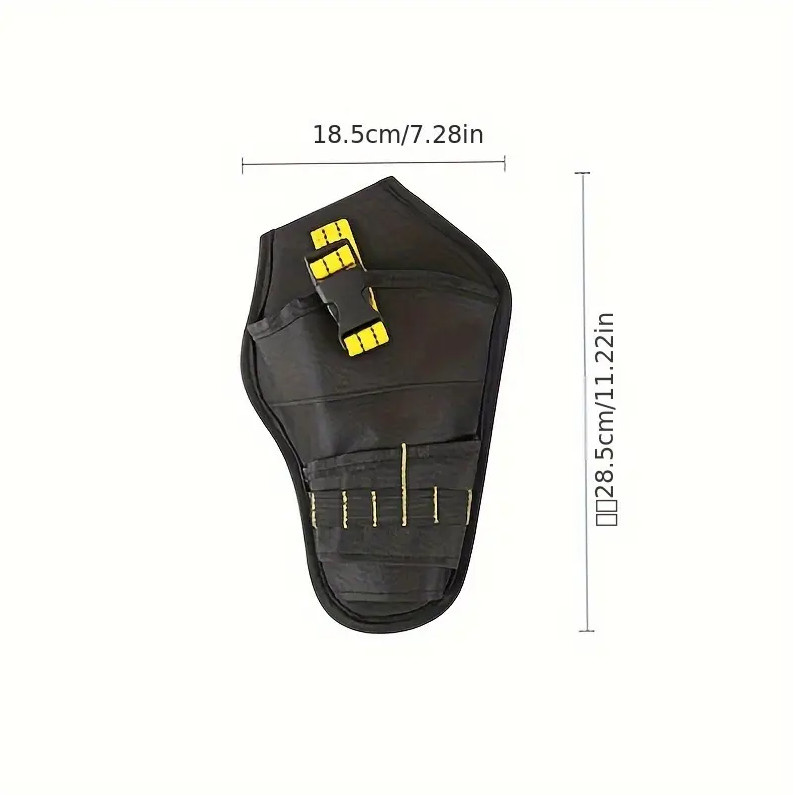 Drill Bag Heavy Duty Holster Tool Belt Pouch Bit Holder Hanging Waist Drill Tool