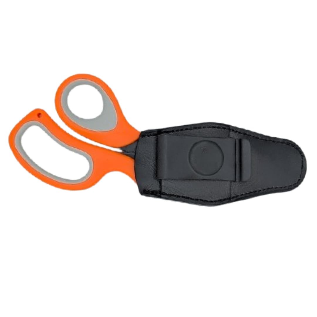 HipClip Handmade Leather Holster for Trauma Shears – Premium AMBIDEXTROUS cli…