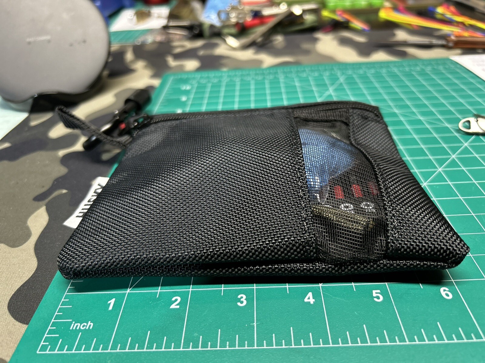 Husky 6×5 EDC Pouch/Canvas Pocket Organizer, EDC Starter Tool Organizer Kit