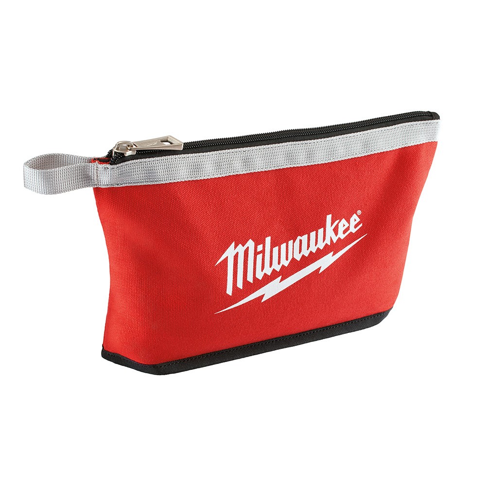 Milwaukee 48-22-8193 Canvas Colored Heavy-Duty Zippered Pouches, 3-Pack