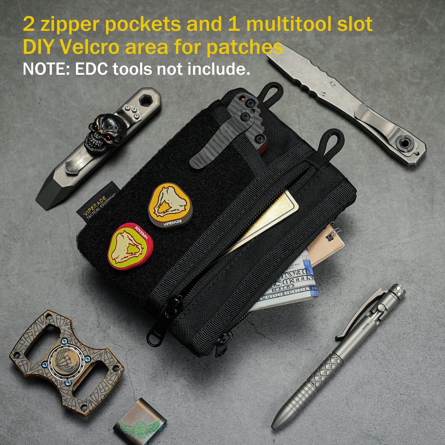 Ve16 Pocket Organizer Edc Pouch For Men 7 Pockets Edc Pocket Organizer Edc Pouch