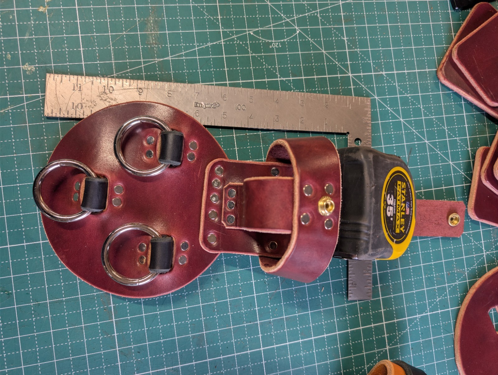 Ironworkers Spud Wrench/ Tape Measure Holder