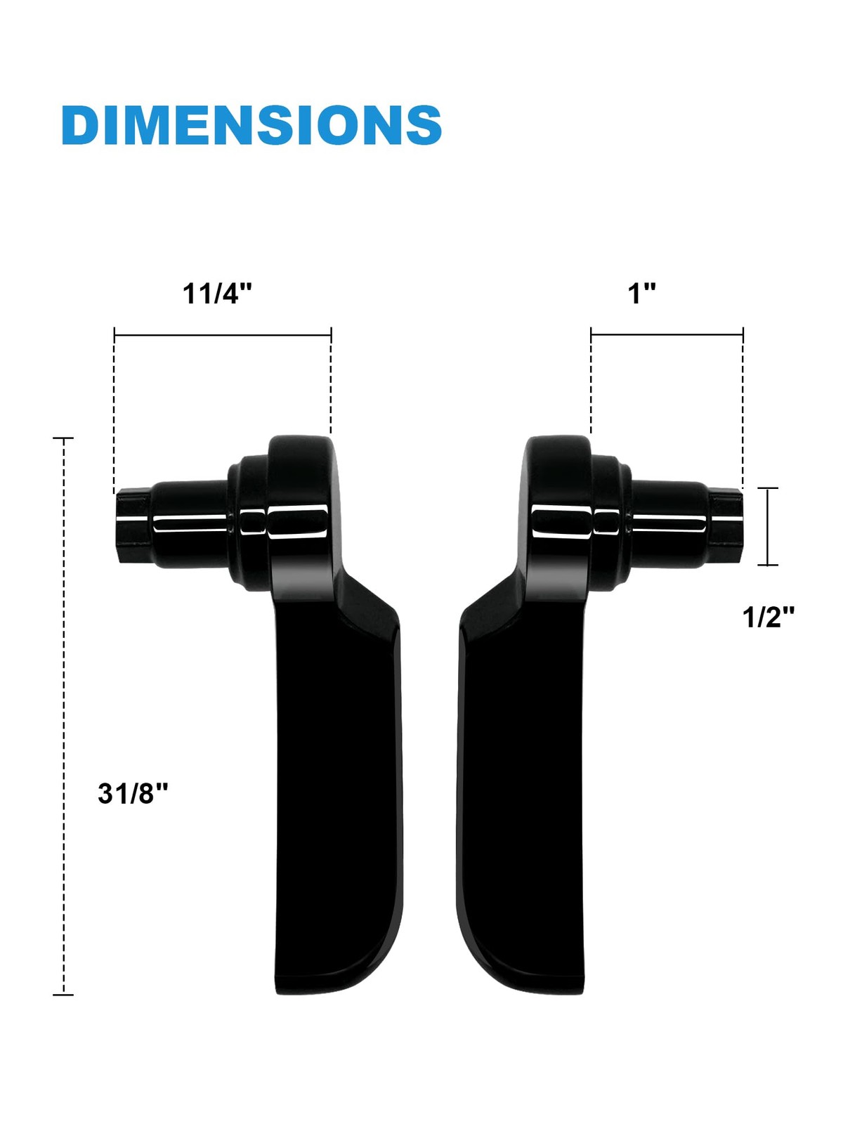 Saddlebag Latches, Black Saddle Bag Latch for Harley Davidson 2014-2024 Stree…