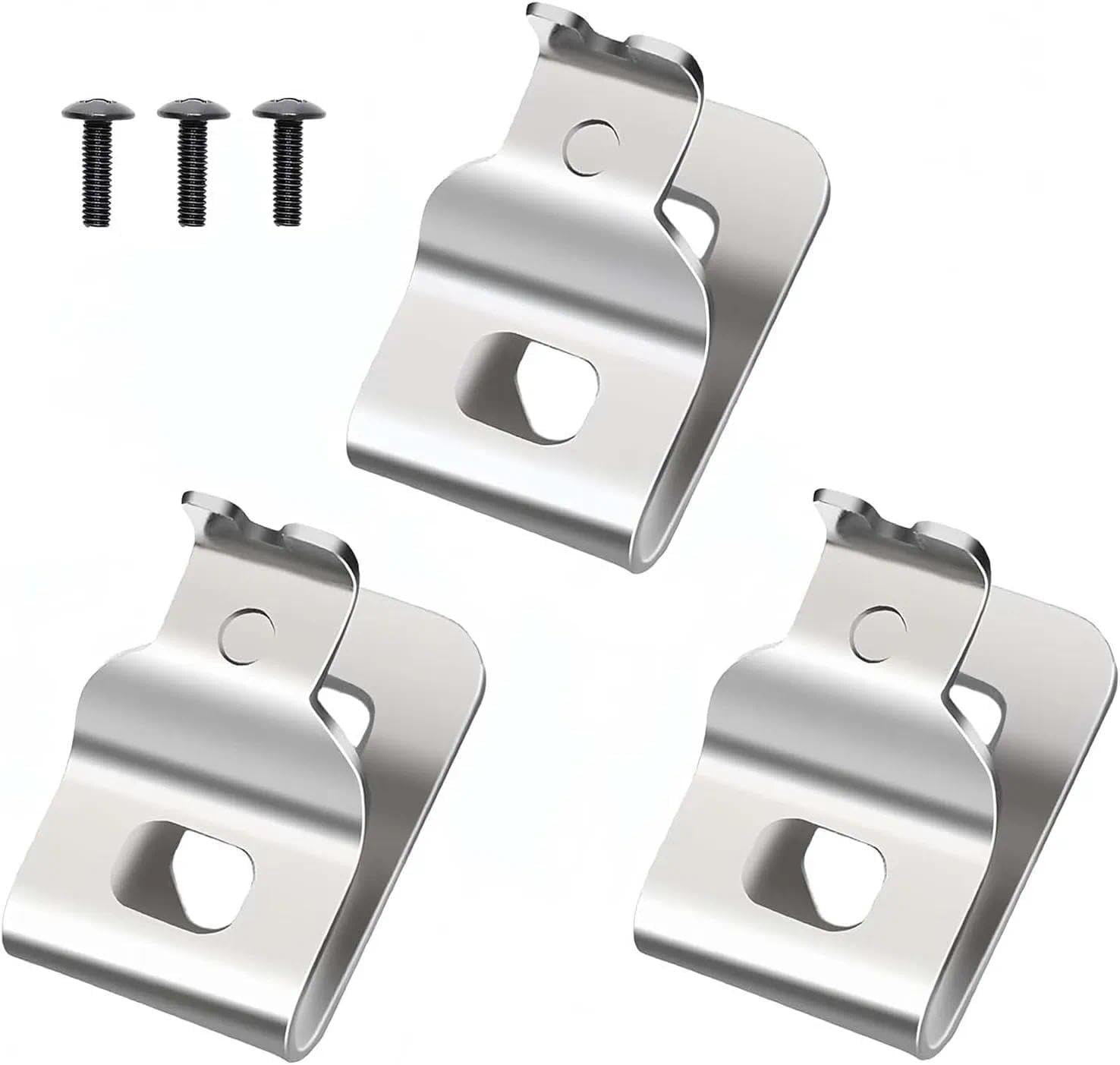 N268241 N086039 Stainless Steel Drill Belt Clip Hook with Screws for Dewelt 20V