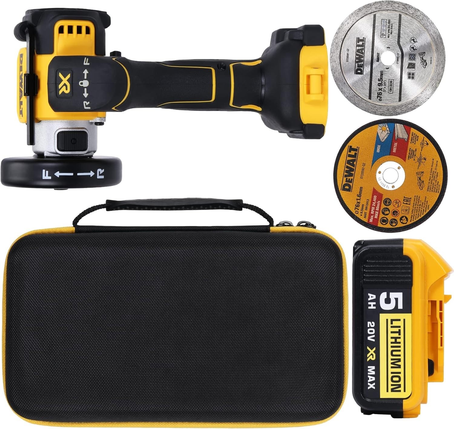 Hard Carrying Case Replacement for DEWALT 20V MAX 3 in 1 Brushless Cut Off To…