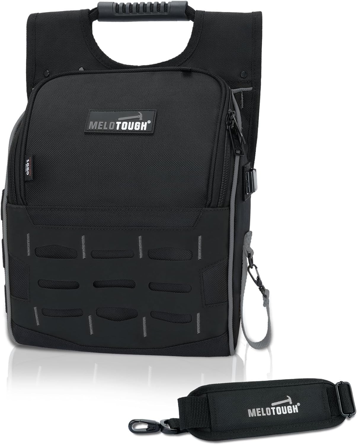 Versatile Tool Pouch for Electricians with Detachable Strap and 3 Compartments